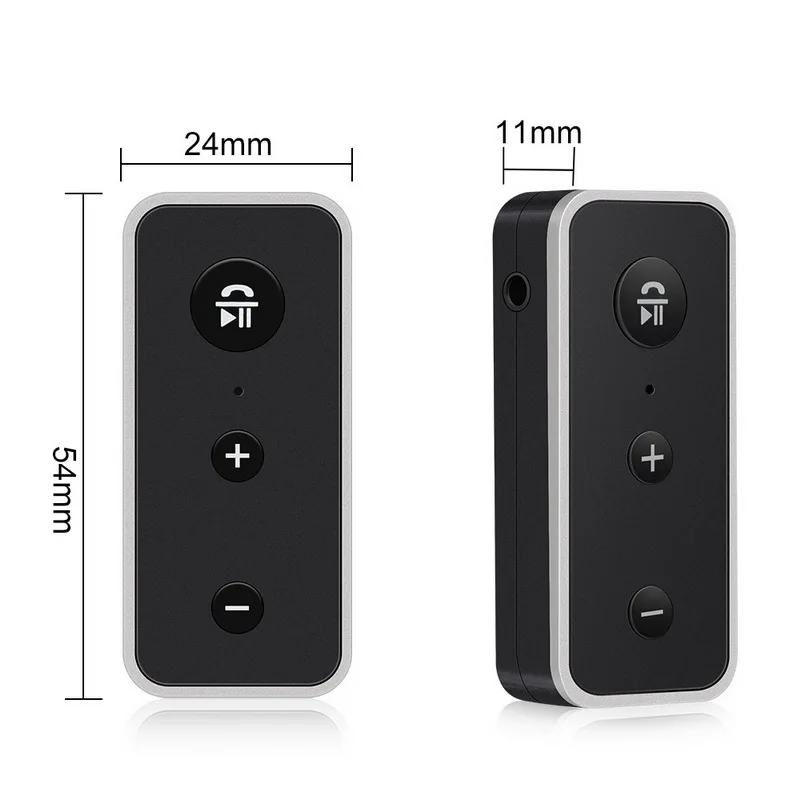 Iphone вызов Мини Bluetooth Handsfree автомобильный комплект динамик наушники адаптер AUX аудио MP3 Bluetooth приемник