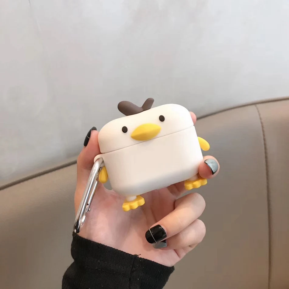 Чехол для наушников с 3D рисунком для Airpods Pro, чехол, милый силиконовый чехол для наушников с котом для Airpod Pro, чехол для Earpods Pro Funda - Цвет: 1131