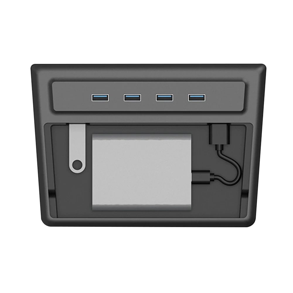 Usb-хаб SSD жесткий диск коробка для хранения в центральной консоли комплект
