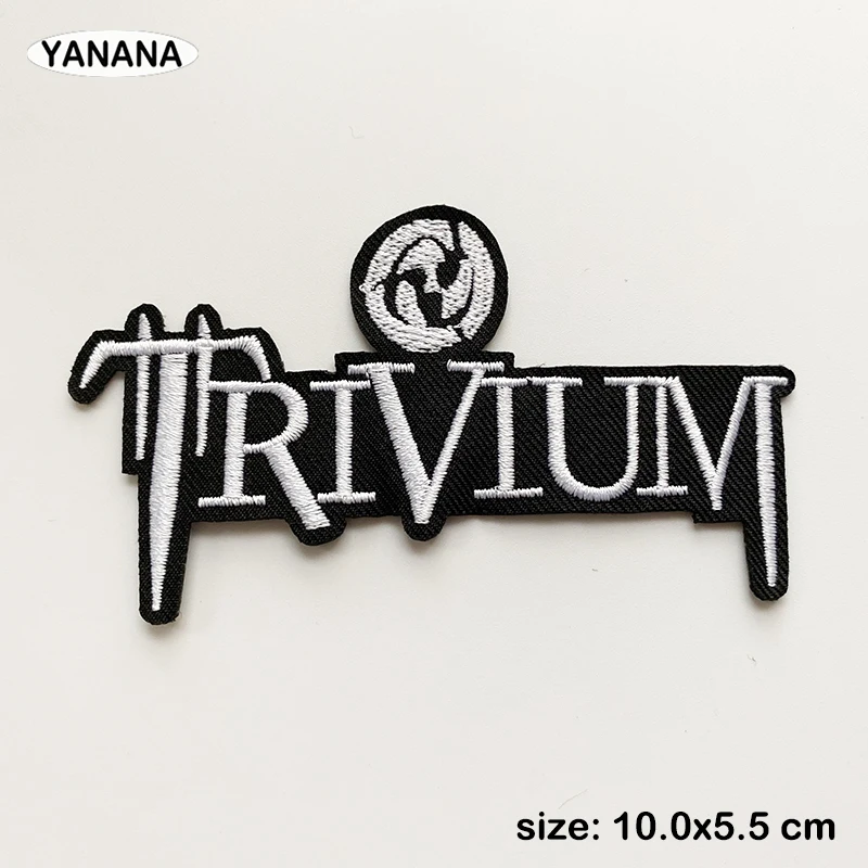 A Rock band Heavy Metal Band banner Patch Badges Embroidered Applique Sewing Iron On Badge Clothes Garment Apparel Accessories 