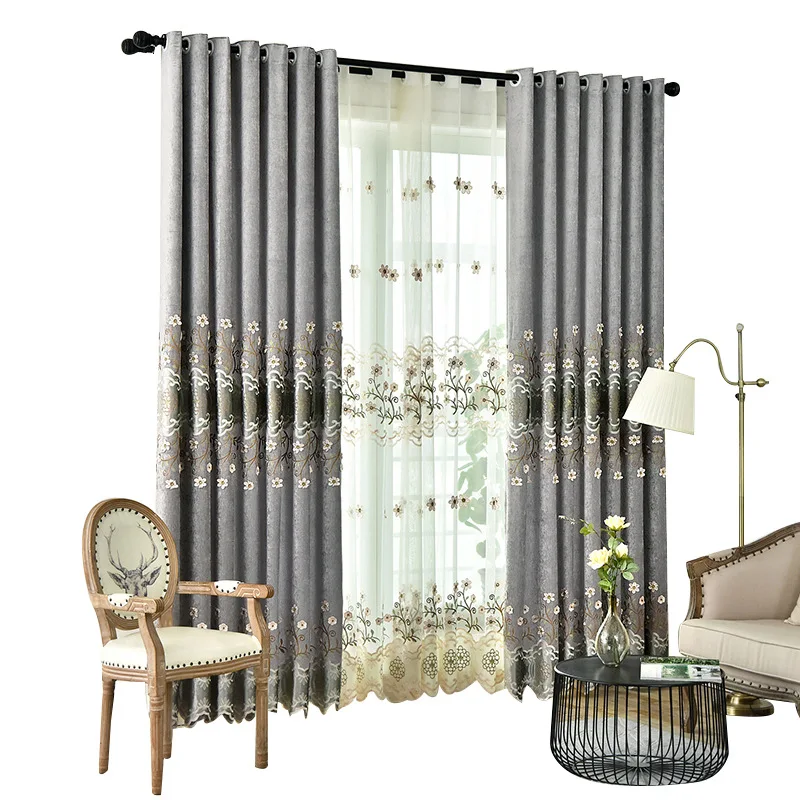 

New Cheney Embossed Shade Curtains for Living Dining Room Bedroom.