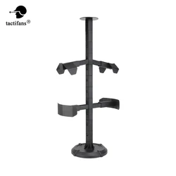 Modular Tactical Gear Stand Free-standing Paintball Helmet Vest Belt Display Rack Heavy Duty Construction Armon Vest Holder