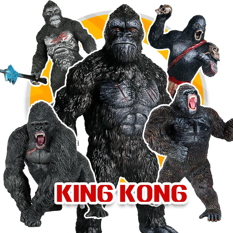 Oenux Wild Beast Animals King Kong Chimpanzee Gorilla Orangutan Model
