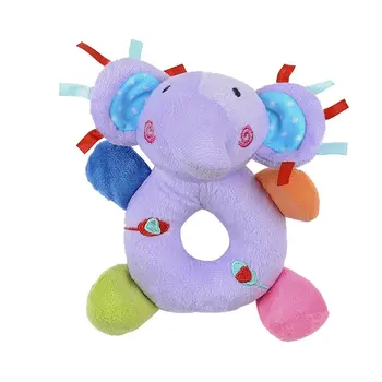

High Quality Baby Cute Rattles Toys Cute Animal Rattle Doll Multifunctional Animal Baby Toys Hand Plush Doll