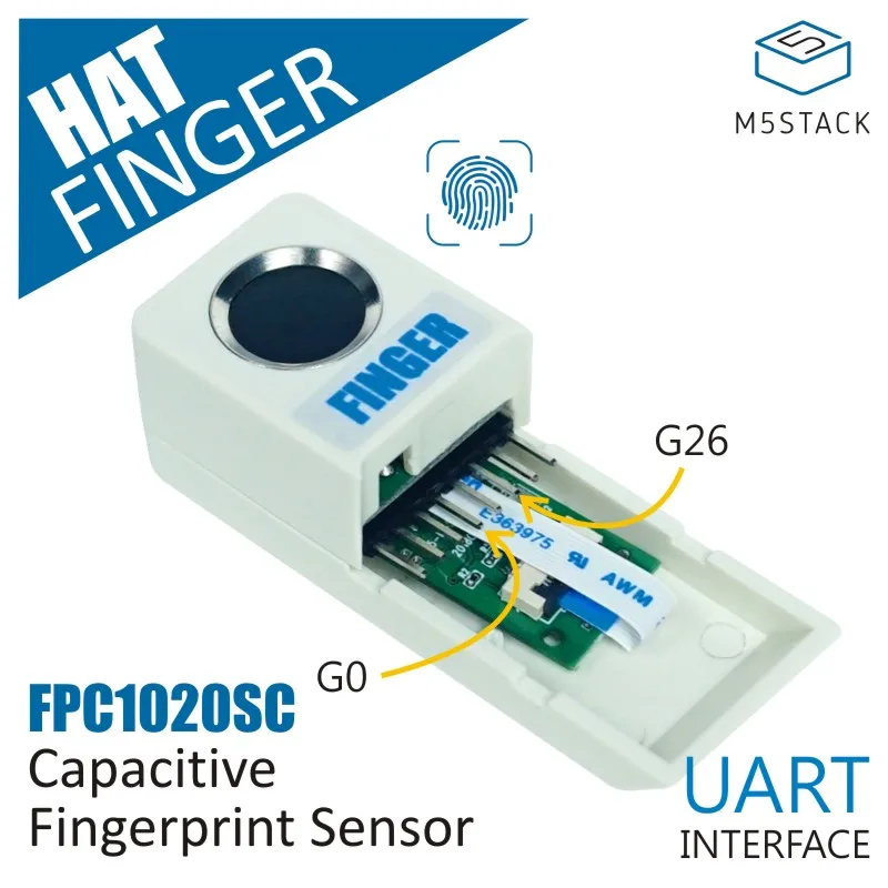 M5StickC ESP32Mini IoT макетная плата для компьютера, совместимая с отпечатком пальца шляпа F1020SC датчик отпечатков пальцев