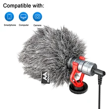 Smartphone Video Rig with Shotgun Microphone, Grip Handle, Wrist Strap Compatible with iPhone,Android Smartphone,DSLR Cameras &