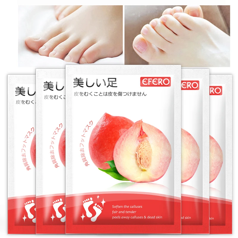 Exfoliating Foot Masks Pedicure Socks Exfoliation Feet Mask Peel Dead Skin Remover Calluses Nourishing Foot Mask 6Pair