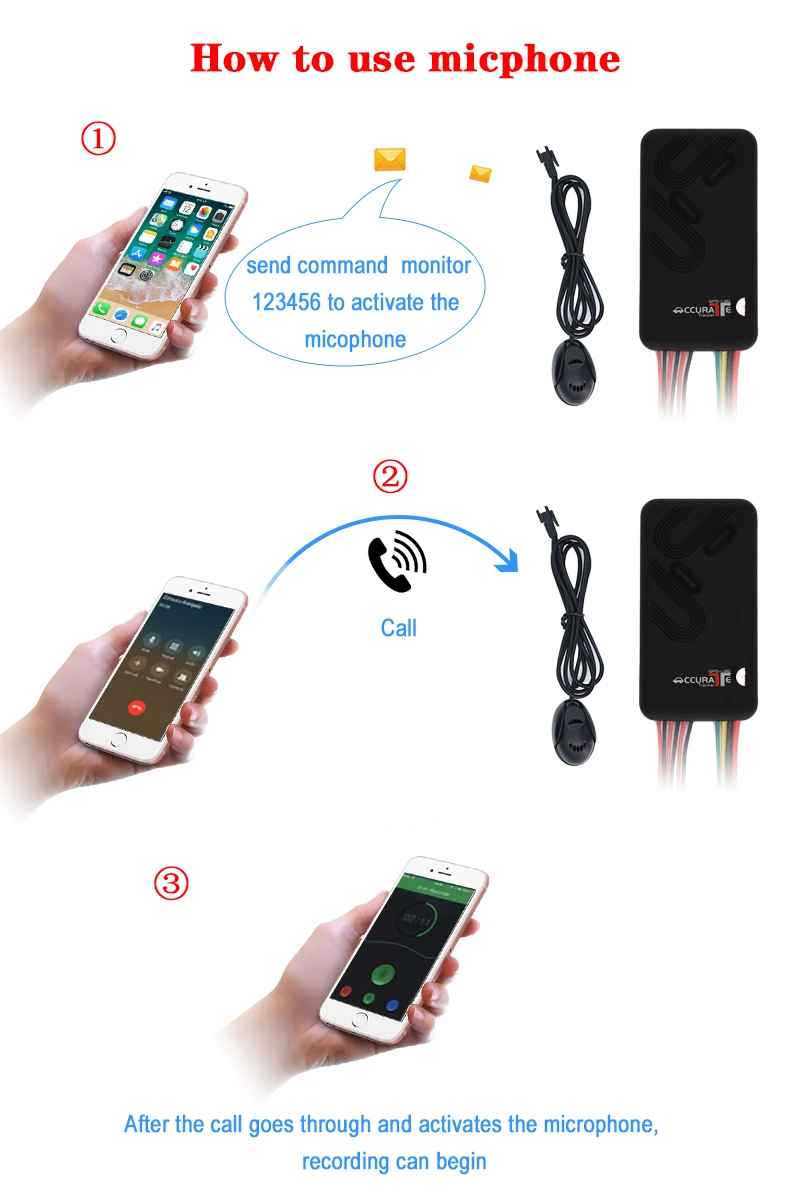 GT06 мини gps трекер SMS GSM GPRS автомобиль онлайн система слежения монитор для мотоцикла локатор устройства через