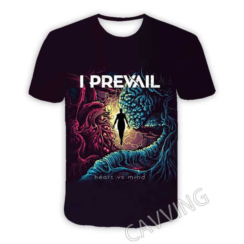 New Fashion Women/Men's 3D Print I PREVAIL Band Casual T-shirts Hip Hop Tshirts Harajuku Styles Tops Clothing Size : S-7XL | Мужская