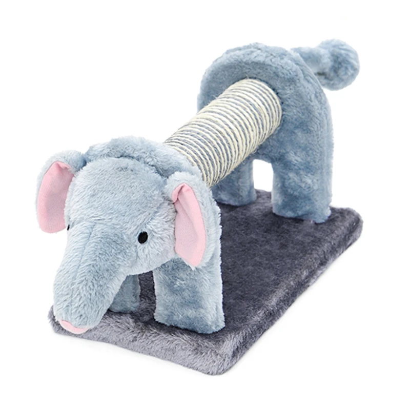 Cat Toy Climbing Furniture Scratching Cute Elephant Lion Shape Interactive Toys Kitten Frame | Дом и сад
