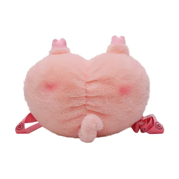 

Maison Fabre Pink Piggy Plush Bag Plush Cute Cartoon Pig Baby Animal Toy Kids Girl Outdoor Crossbody Shoulder Bags 1018