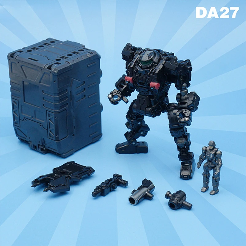 DA-27 MFT DA27 DA-27 трансформация Diaclone power ed-suit power Suit Black Mech Solider Lost Planet фигурка игрушки - Цвет: DA-27