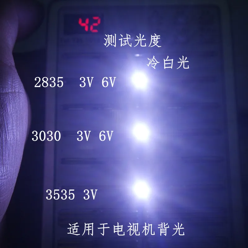 รูปสินค้า ชุดซ่อม LED ทีวี 3W 3528 3030 3535 สีขาวเย็น