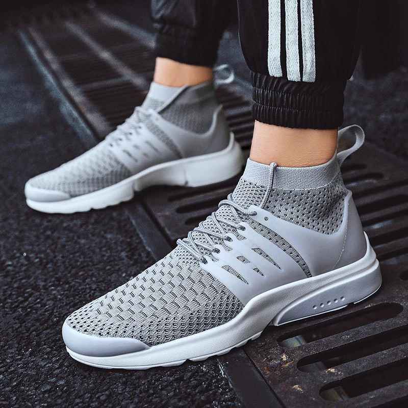 mens knit running shoes