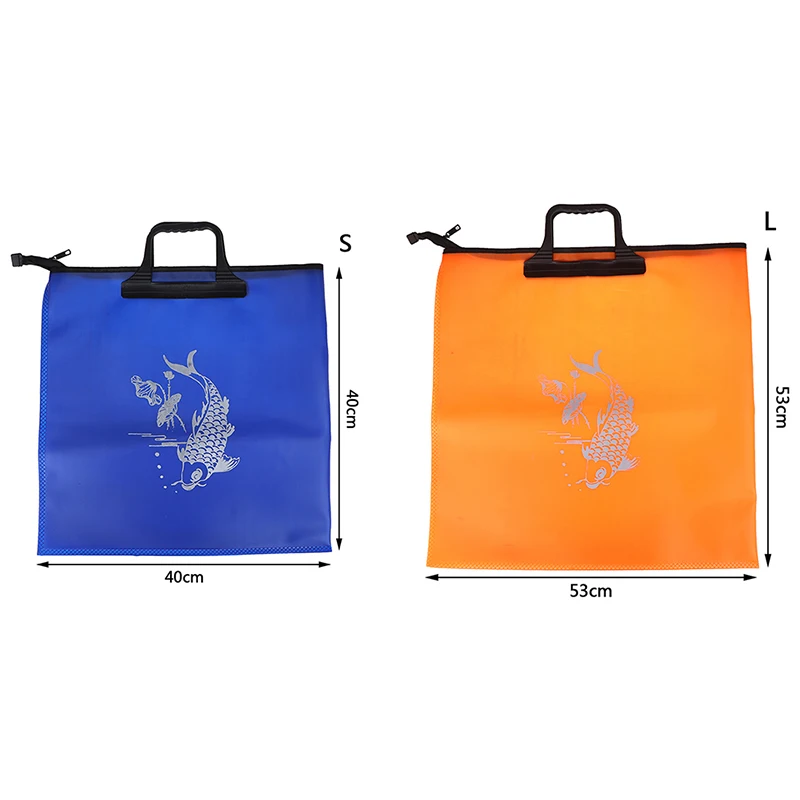2 Sizes Portable Folding Bucket EVA Foldable Fishing Bag Outdoor Fishing Water Tank Fish Wear Bucket Fish Care Gear Bag