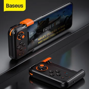 

Baseus Gamepad Pubg for Mobile Phone Wireless Bluetooth Game Controlloer Trigger Programmable Keys For iPhone Android Game Pad