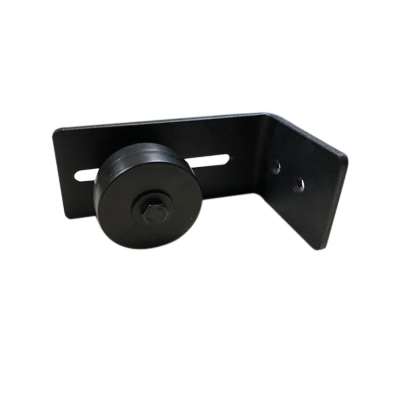 Wall Mount Floor Guide Barn Door Hardware Stay Roller Powder Coated Screws Set For Floor Hardware