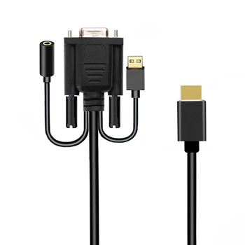 

For Nintendo Switch HDMI to VGA Adapter Gold-Plated Convenient Converter
