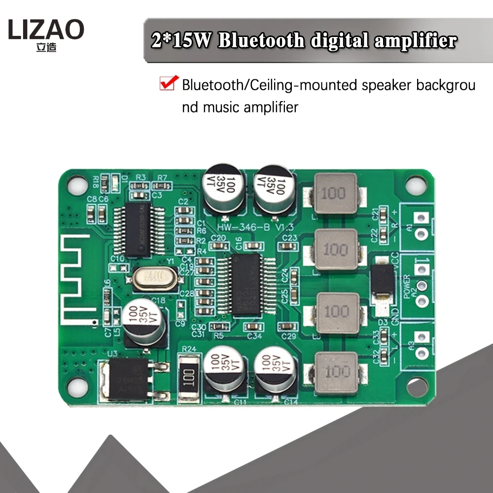 Усилитель мощности TPA3110 2x15 Вт 15 + беспроводной Bluetooth аудио Плата усилителя