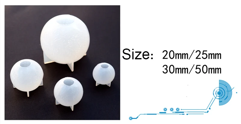 Ожерелье в форме лунного шара, силиконовое Ювелирное Украшение, сделай сам, сушеный цветок, ювелирные аксессуары, ювелирные изделия, инструменты, УФ эпоксидная смола, форма