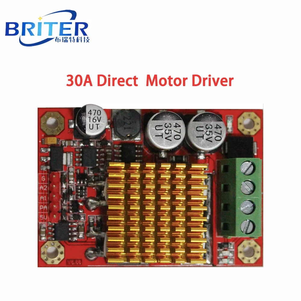 Модуль привода двигателя высокой мощности H bridge drive DC Motor 30A одноканальная плата контроллера (специальное