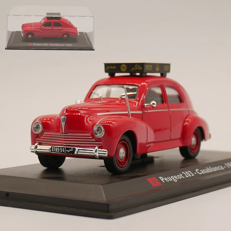 Модель Leo 1:43 Peugeot 203 1960 коллекционная игрушечная машинка из сплава под
