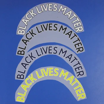 

Adult size Black Lives Matter Badge New Soccer number Patch printing font, Hot stamping patches badges