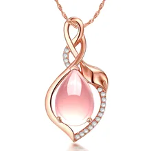 Zoeber, 3 цвета, Кристальные стразы, капля, водный кулон, медное покрытие, серебряная цепочка, ожерелье для женщин, ювелирное изделие для женщин, бижутерия, подарок