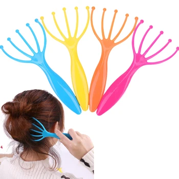 

OLOEY Head Ball Steel Scalp Massager Relaxation Massage Five Finger Massager for Head Eliminate Fatigue and Reduce Stress