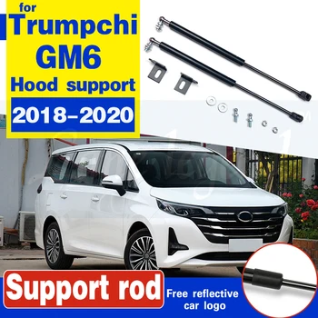 

For Trumpchi GM6 2018-2020 2pcs Front Hood Bonnet modify Gas Struts Lift Support Shock Damper fishing support rod holder bracket