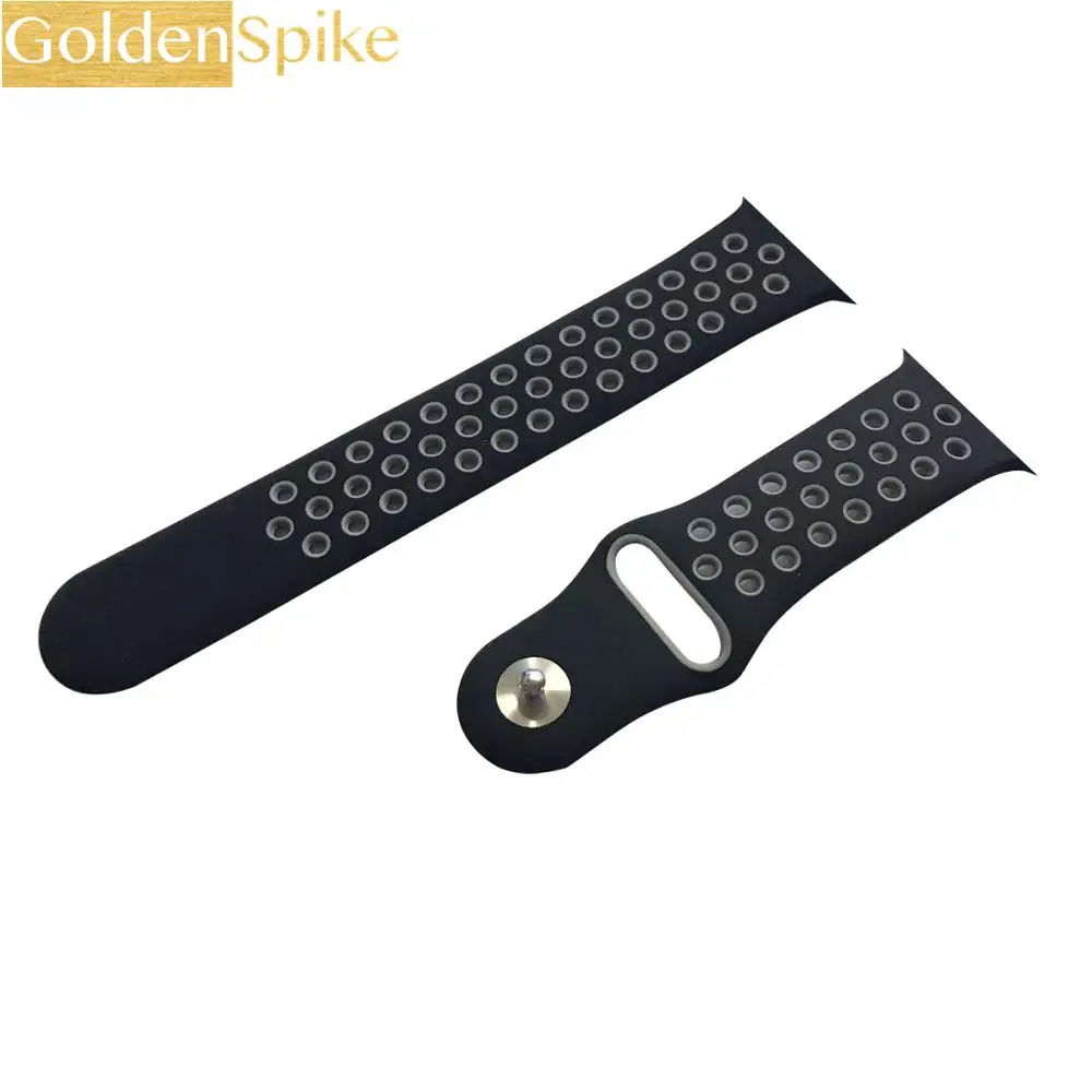 

Colorful Silicone Strap Band for Apple Watch 38mm 42mm Series 4 5 Sport Rubber Bracelet Wrist Watch Straps Iwo 8 9 10 11 12