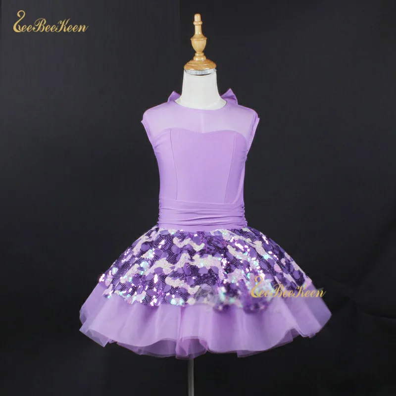 Sequin-Professional-Ballet-Costume-Purple-Backless-Bow-Ballet-Dance-Costume-Stage-Show-Ballet-Dress-F-Girl