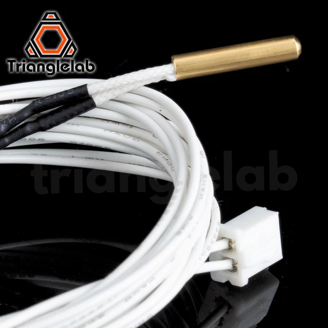 Trianglelab NTC 100K ohm B3950 Thermistor Cartridge Sensor High Temperature 280℃ for v6 PT100 V6 Heater Block 3D Printer 3