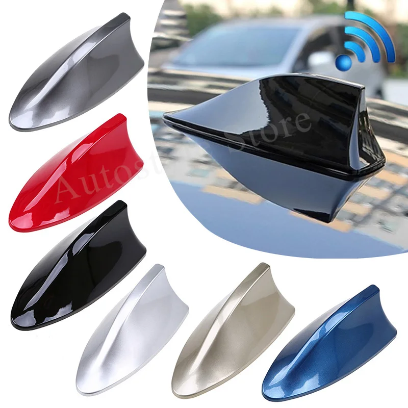 

For Audi q5 q7 tt mk1 mk2 mk3 a3 8v a1 a3 8l a6 c7 q3 80 s3 2008-2018 Car Shark Antenna Auto Radio Signal Aerials Car Stickers