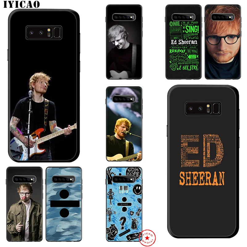 IYICAO Ed Sheeran Singer Soft Case for Samsung Galaxy S10e S10 S9 S8 Note 8 9 10 Plus S6 S7 Edge TPU |