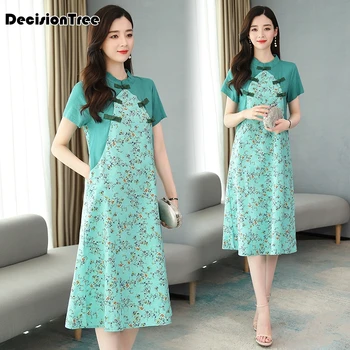 

2020 ladies qipao cheongsam dresses short classic modern qipao dress chinese cheongsam dress Oriental Dress Qipao Ao Dai