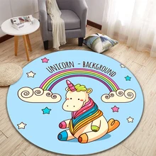 Современный детский коврик для ползания, круглый ковер с 3D принтом, детская комната, игровая площадка, коврики для детской спальни, декоративные ковры, рождественский подарок