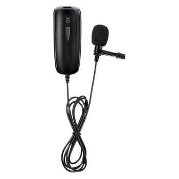 

Lavalier Wireless Microphone UHF Wireless Transmission Noise Reduction Microphone for Phones, Computers, Cameras