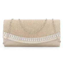 Новая модная женская вечерняя сумка с наплечным ремешком, Свадебный клатч для вечеринки, выпускного вечера, Свадебный конверт, сумочка со стразами
