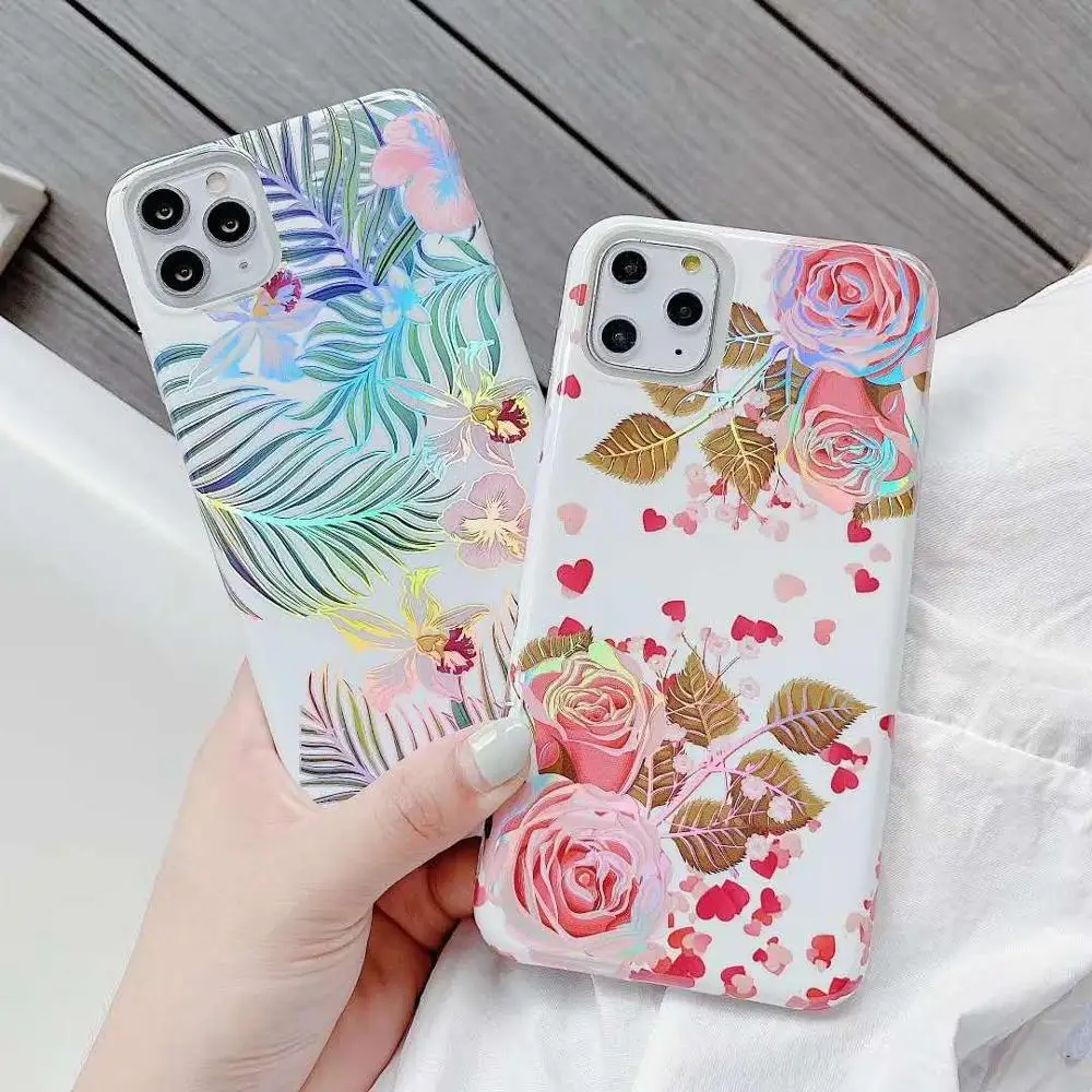 Чехол для телефона с летними цветами и листьями iPhone 11pro X Xs max XR 7 8 6 6s se2020 искусство