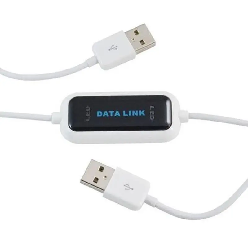 

PC to PC Data Link Transfer Cable Laptop PC USB to USB Data Files Transfer Cable