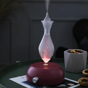 

Home Ceramic Glass Electric Aromatherapy Pure Essential Oils Diffuser Fog Nebulizer Humidifier Fragrance Distributor with LED