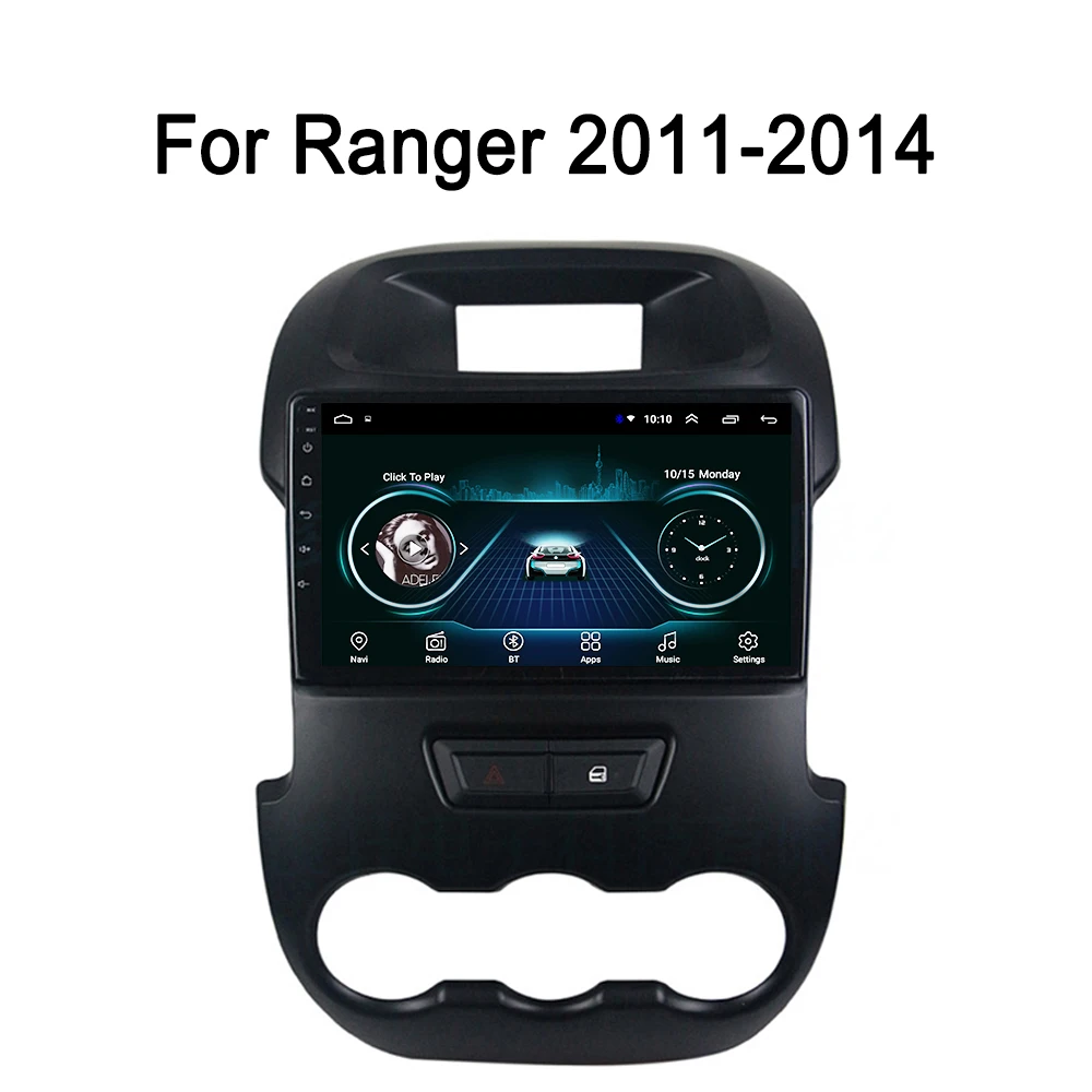 sch automatische Klimaanlage 41311 2-DIN Radioblende für FORD Ranger 2011-2015 