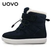 2022 UOVO New Arrival Winter Kids Snow Boots Fashion Children Warm Boots Boys And Girls Shoes With Plush Lining #31-37 ► Photo 3/6