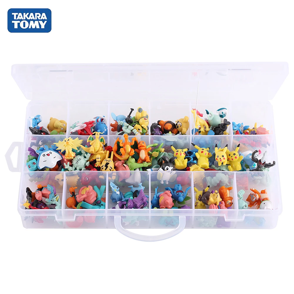 Pokemones-figuras de acción de bola de elfo de 2-3Cm, de Charizard minifiguras, modelo de juguete, Brinquedos, colección de Anime para niños