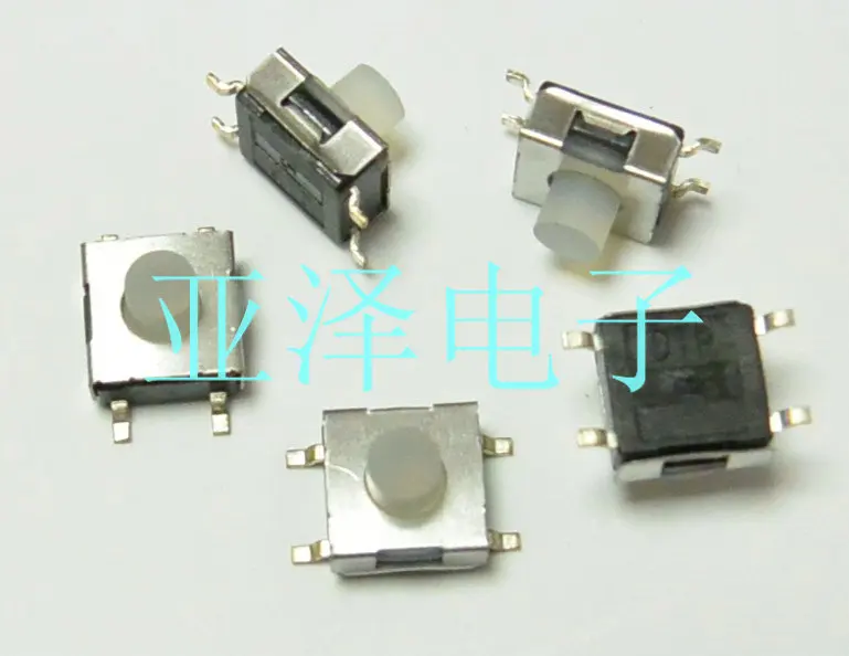 

20PCS/LOT Taiwan DIP DTSMW67TVTR 6*6*5.2 switch round patch patch soft touch switch button