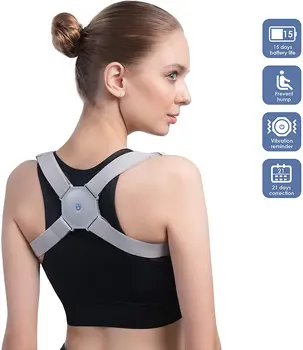 

2020 NEW Posture Corrector with Intelligent Sensor Vibration Reminder Adjustable Back Brace Support Smart Posture Corrector