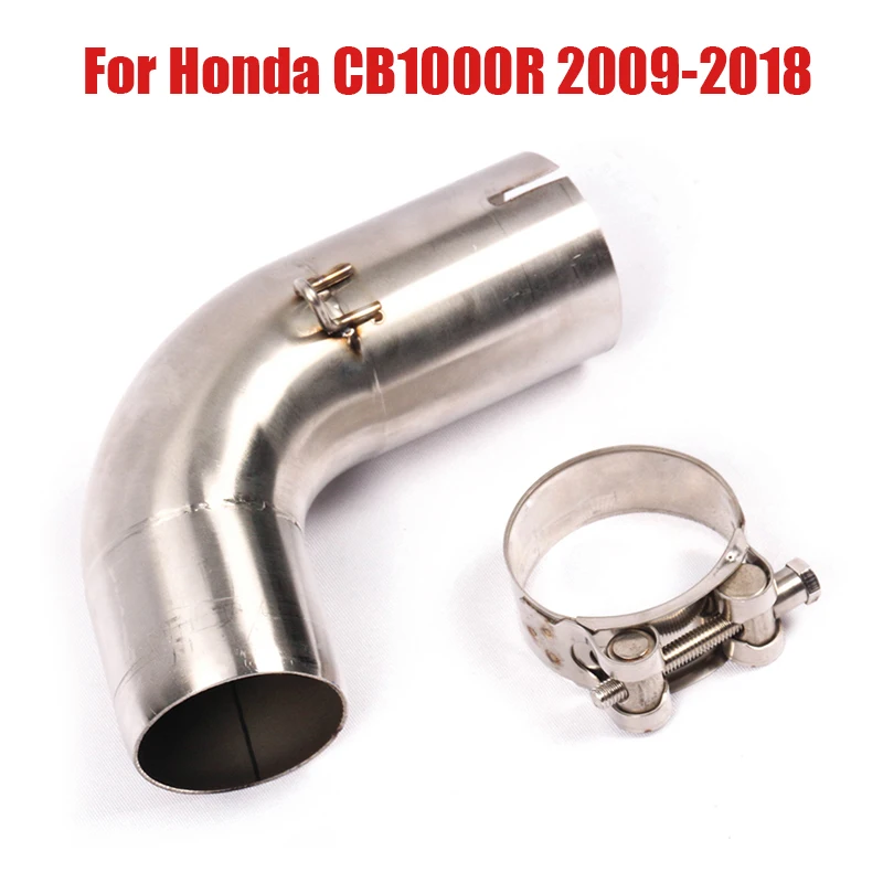 

For Honda CB1000R 2009-2018 Exhaust Middle Mid Pipe Modified Escape Connecting Link Tube Stainless Steel Slip On Motorcycle