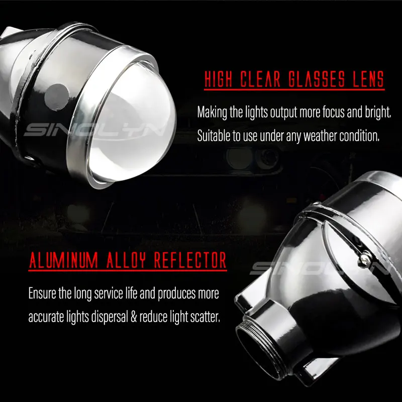 Günstig Sinolyn Nebel Lichter Bixenon Für Ford Focus Subaru Forester Renault Duster Mitsubishi Pajero Peugeot 407 H11 d2H HID Fahren Lampe