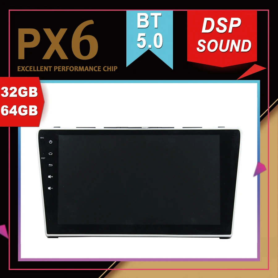 PX6 Отличная производительность Android 9 0 Автомобильный мультимедийный GPS для TOYOTA CRV